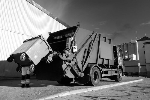 Residents disposing of old furniture in Hanwell